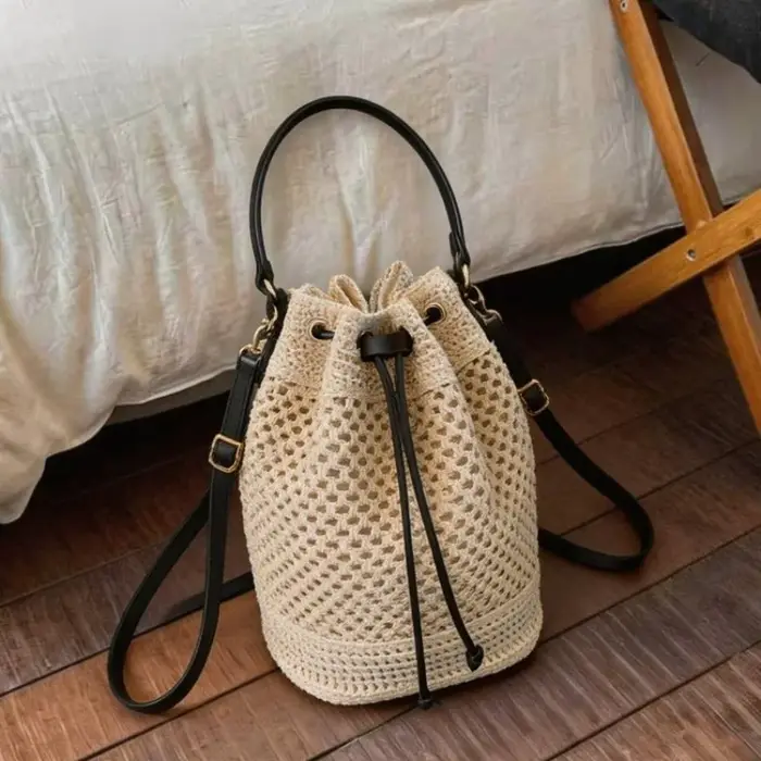 Sac à langer en cuir texturé grande capacité pour femmes