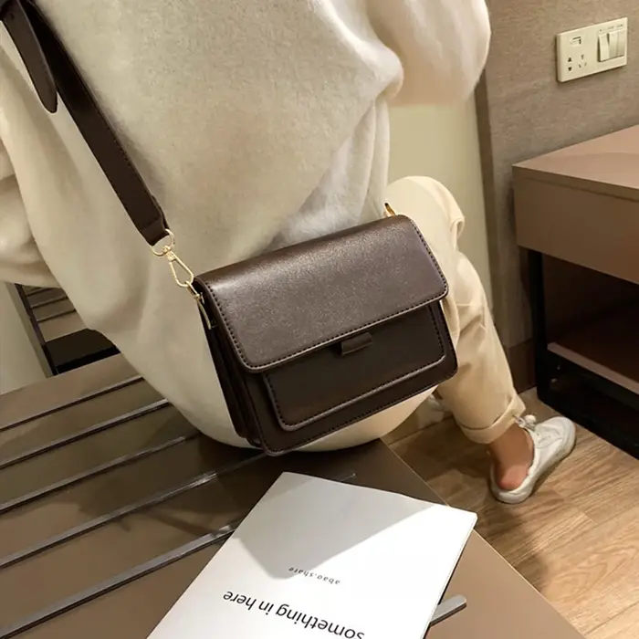 Petit sac à main de luxe en cuir PU pour femmes