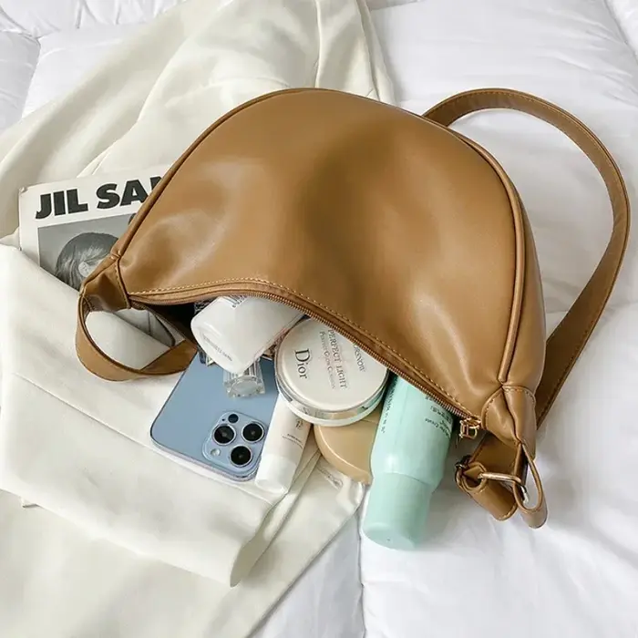 2026 Nouvelle mode femmes Hobos Sac en cuir souple sacs à bandoulière