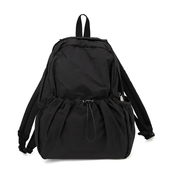 Sac à dos décontracté femmes grande capacité mode Junior lycée étudiant pli cartable sac en tissu co
