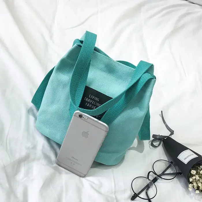 Petit sac à provisions en toile Bgas initié par les femmes