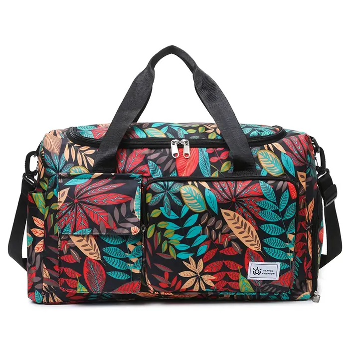 Sac fourre-tout de voyage grande capacité Oxford Leaves 2026 – Nouveaux sacs durables de haute quali