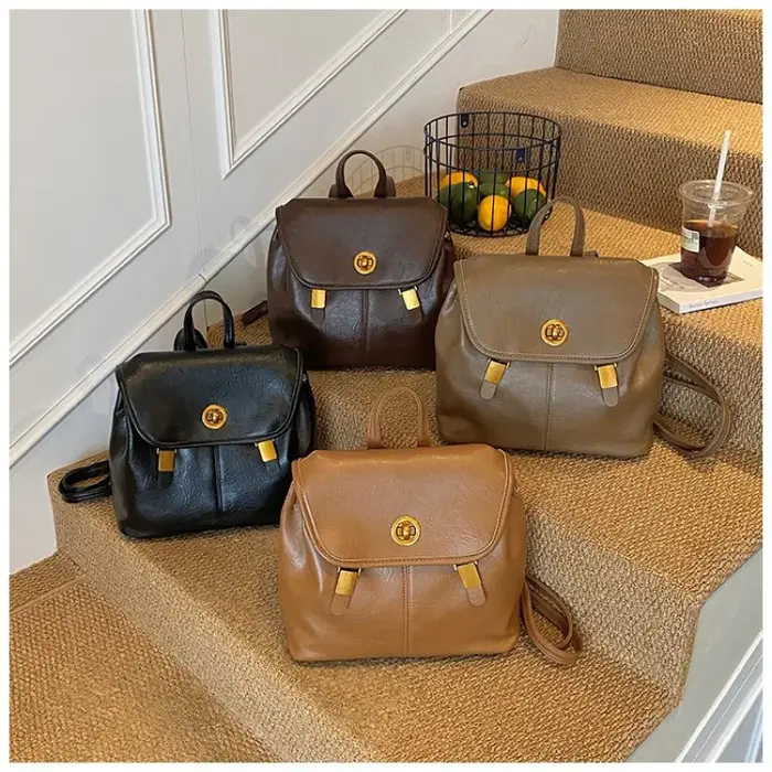 Sac à bandoulière en cuir pour femmes