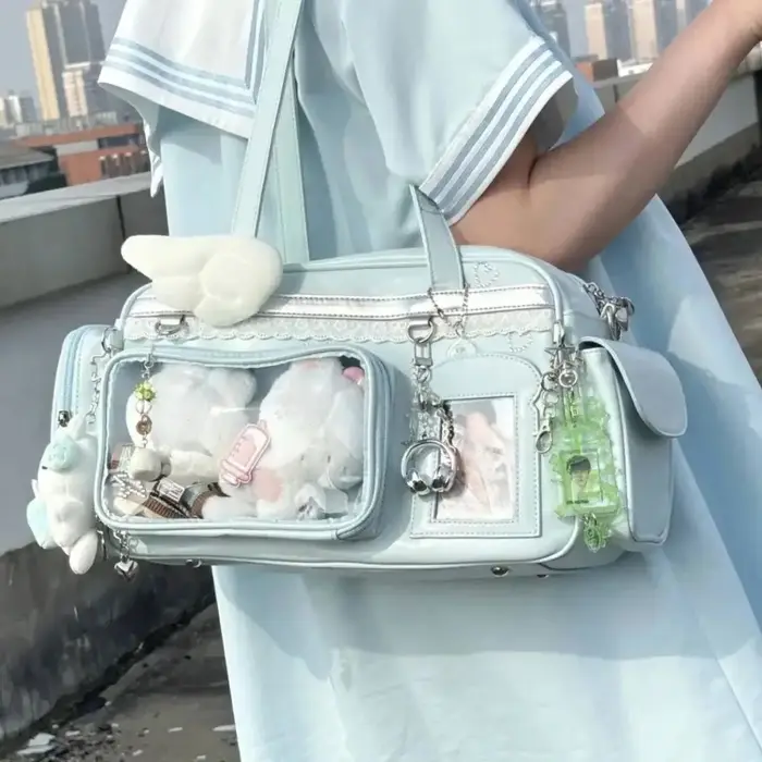 Y2K nouveau sac Ita de Concert JK sac à bandoulière de grande capacité mignon fille sac à dos Transp