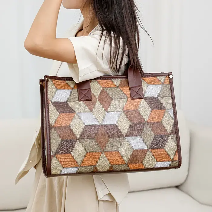 Sacs à Main de Grande Capacité en Cuir Souple pour Femme