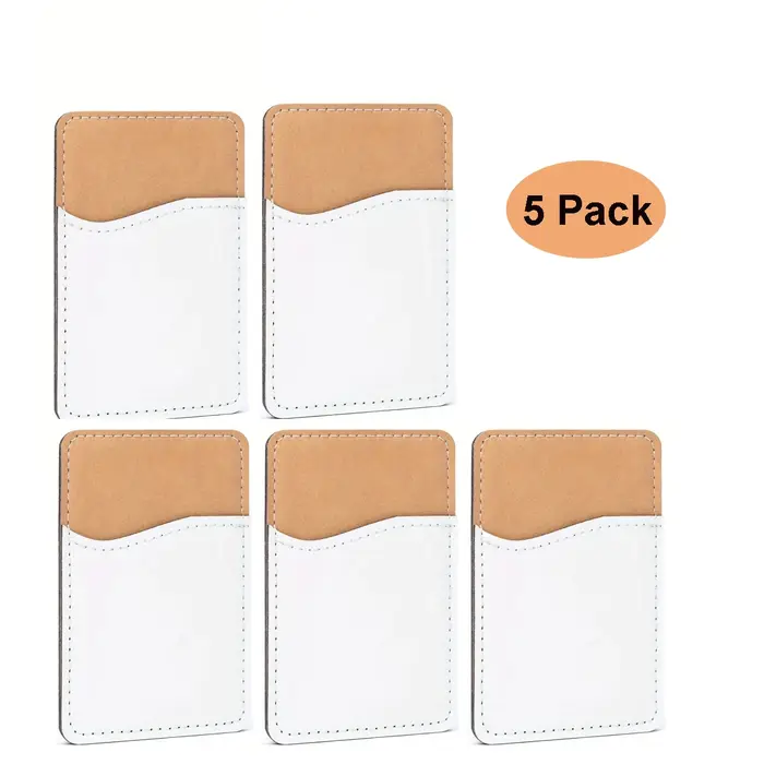 Portefeuille de cartes de téléphone en cuir PU personnalisable