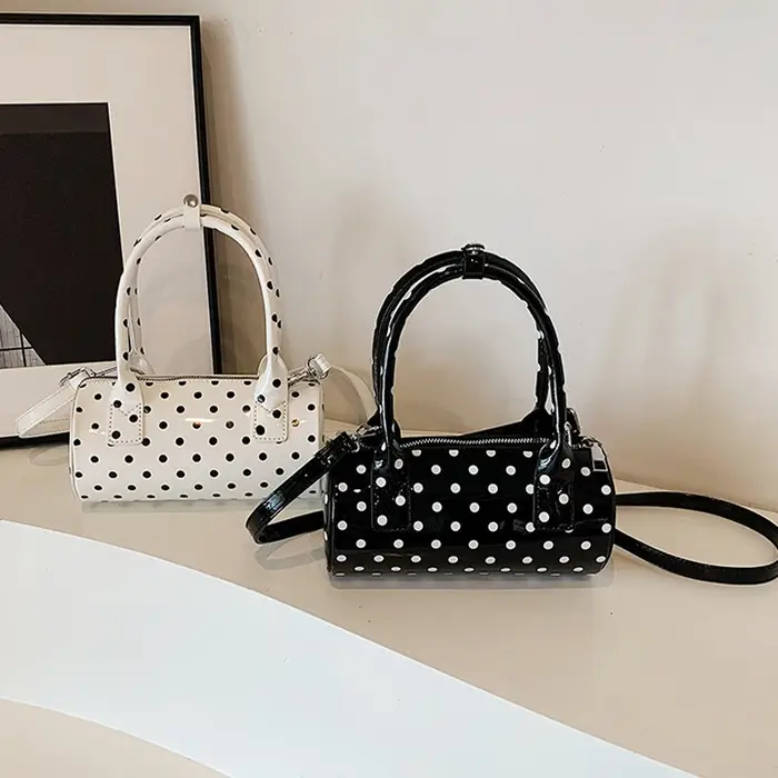 Sac à bandoulière en forme de baril pour femmes