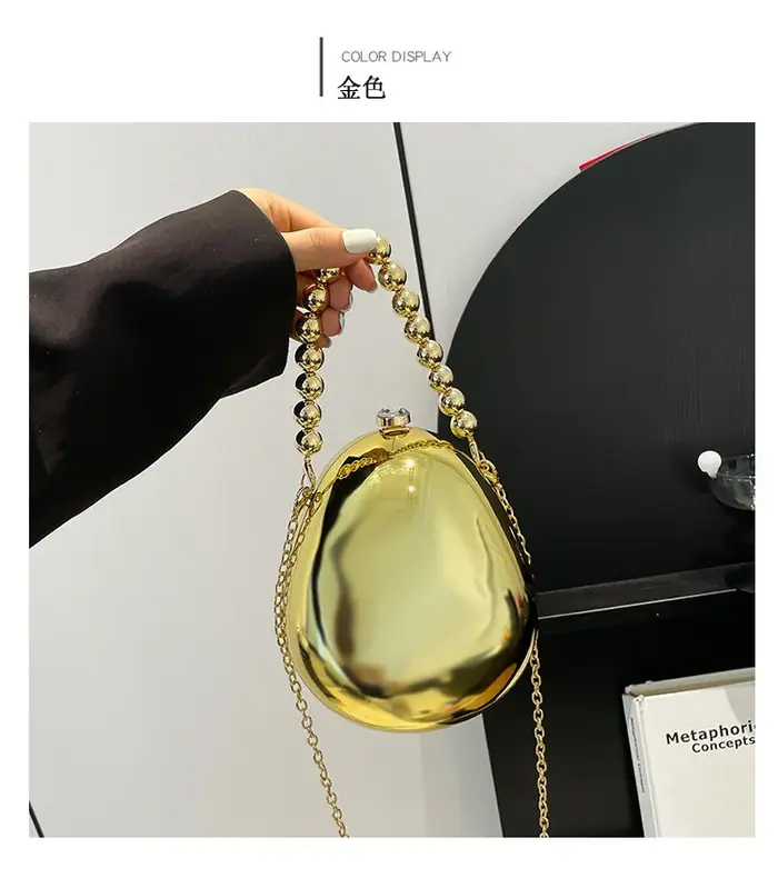 Nouveau sac en coquille d'œuf en acrylique 2025