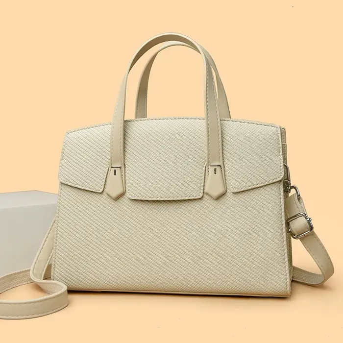 Grand sac fourre-tout en cuir pour femmes
