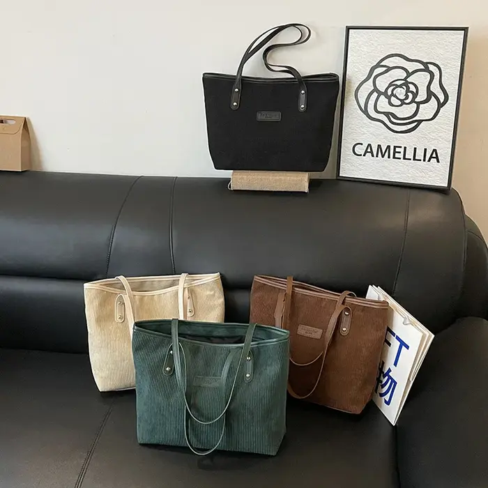 Nouveau Sac Fourre-tout 2026 Grande Capacité Tendance Décontractée Sac à Bandoulière Simple S'accorde à Tout Sac