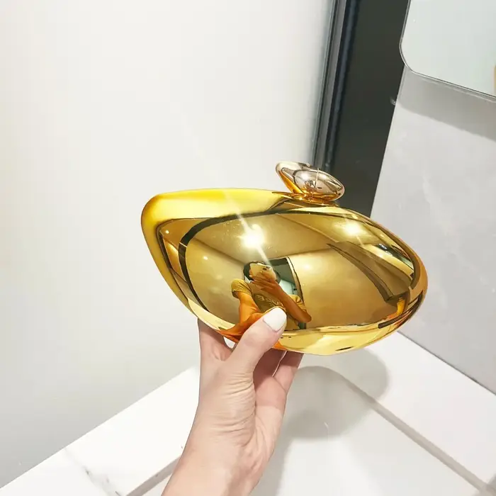 Petit sac de soirée doré