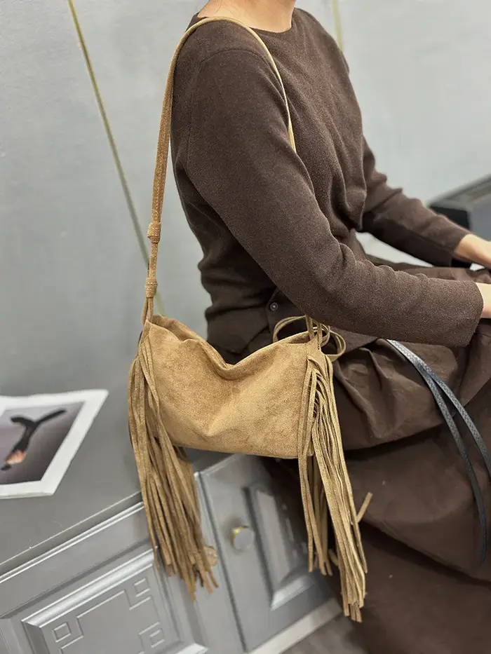 Sacs à bandoulière en daim 2026 pour femmes