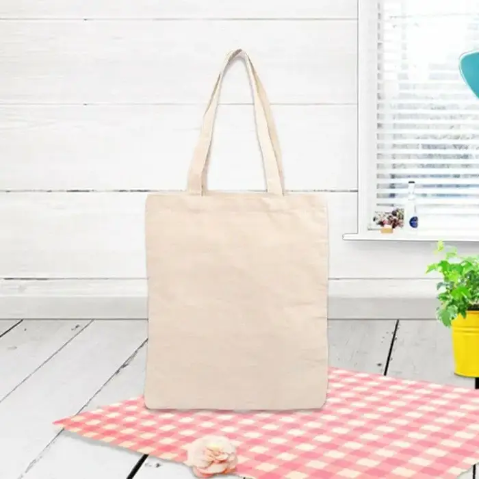 Sac fourre-tout en toile de coton de grande capacité