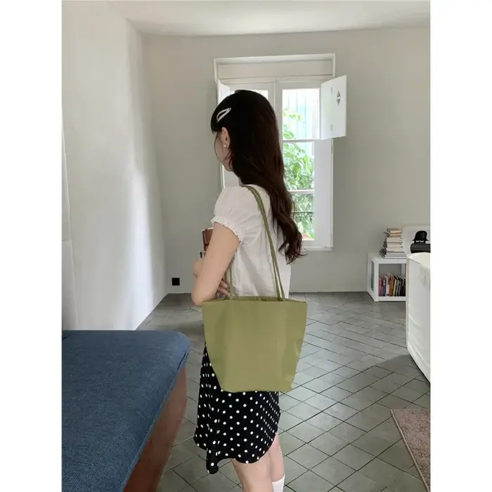 Nouveaux sacs seau décontractés en nylon pour femmes