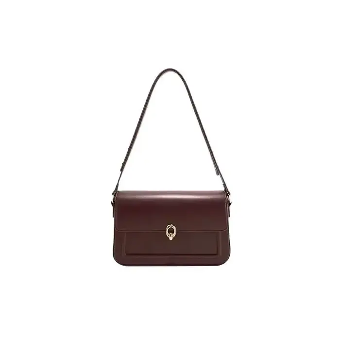 Sac à main de mariée rouge rétro de haute qualité