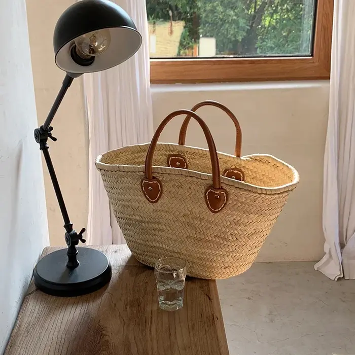 Sacs de plage pour femmes d'été sac de paille grand voyage raphia