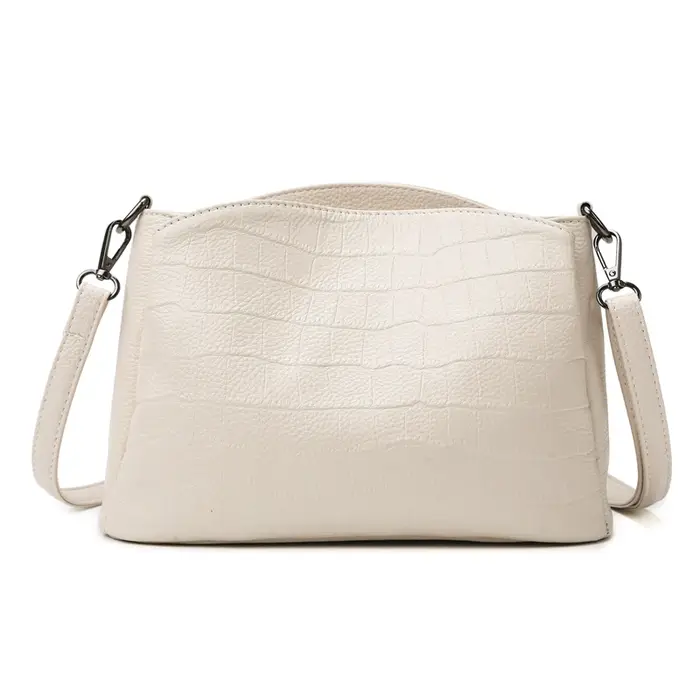Sac fourre-tout en cuir véritable solide pour femme