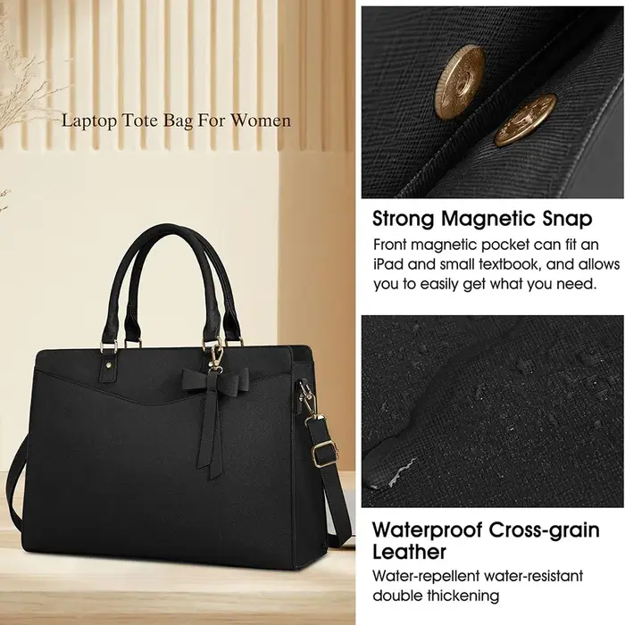 Sac pour ordinateur portable pour femmes 15.6 pouces en sac fourre-tout