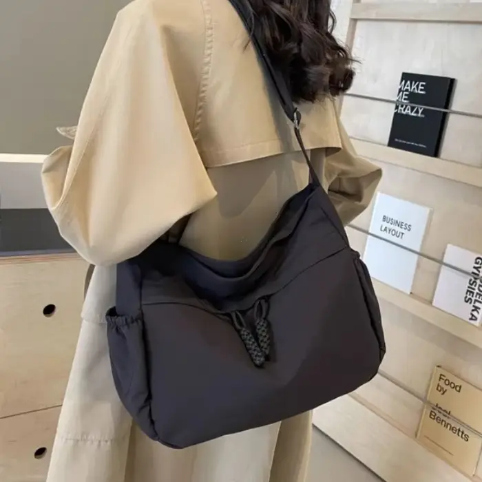 Sac à Bandoulière Hobos en Nylon pour Femme