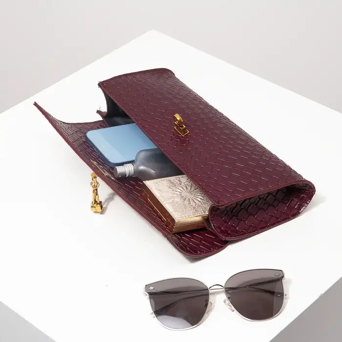 Bolsos Para Mujer, sac à main bordeaux