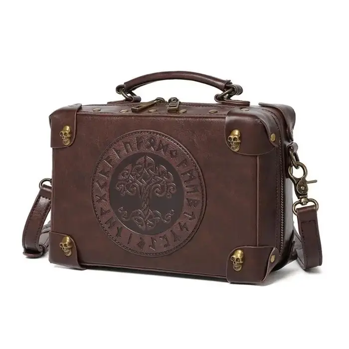 39BB – messager en Pu, porte-documents Vintage