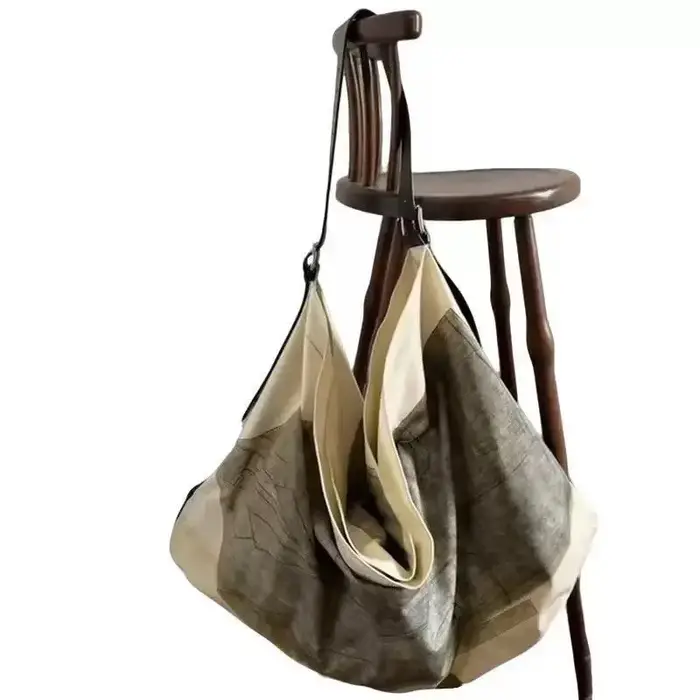 Sac fourre-tout décontracté en toile imprimée vent froid