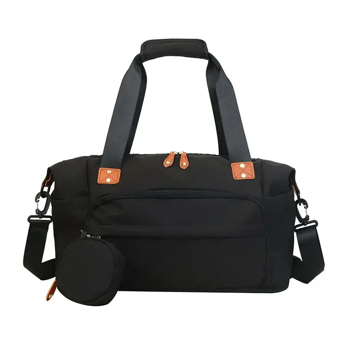 Sac de maman avec nom personnalisé, organisateur de grande capacité, couches pour bébé, poussette, s