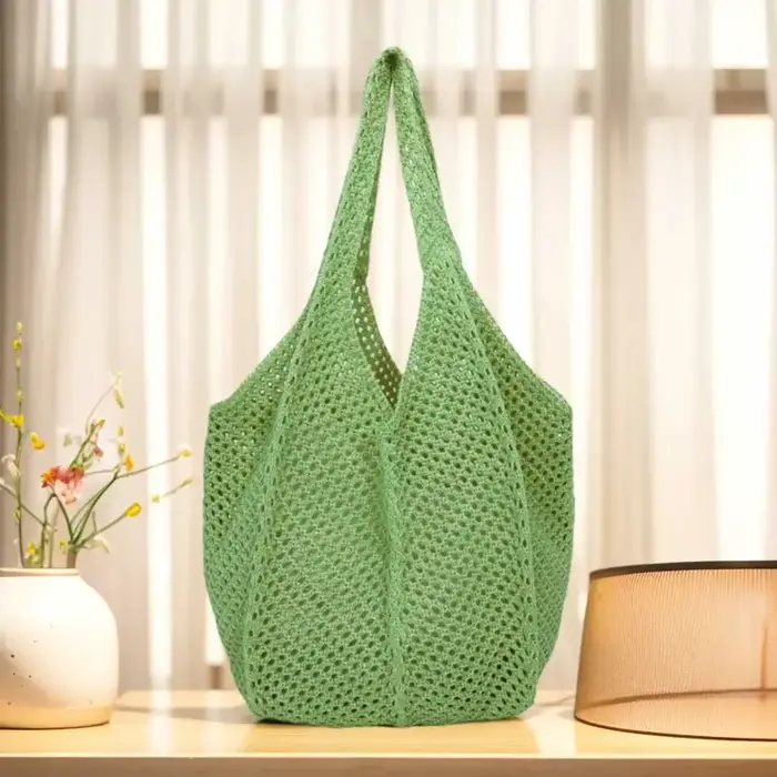 Sacs en paille tissés faits à la main pour femmes