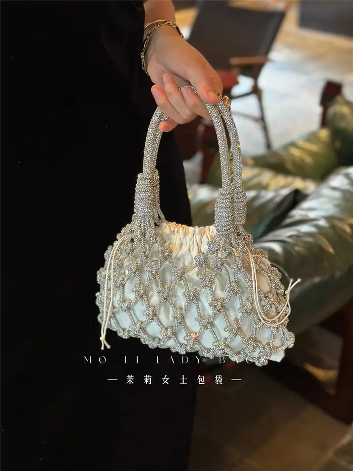 Sac carré en Satin de luxe de styliste