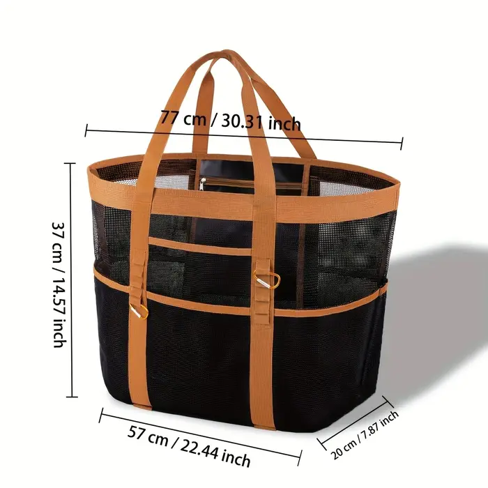 Sac fourre-tout de plage de grande capacité