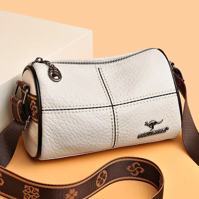 Sacs à main en cuir véritable à motif de pierre pour femmes