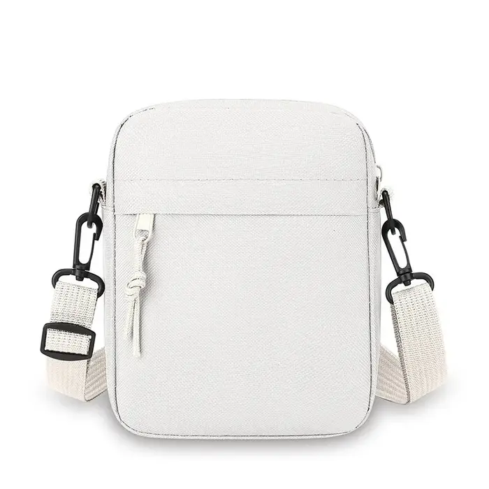 Sac à bandoulière unisexe de couleur unie, léger, petit sac à bandoulière pour téléphone, sac à band