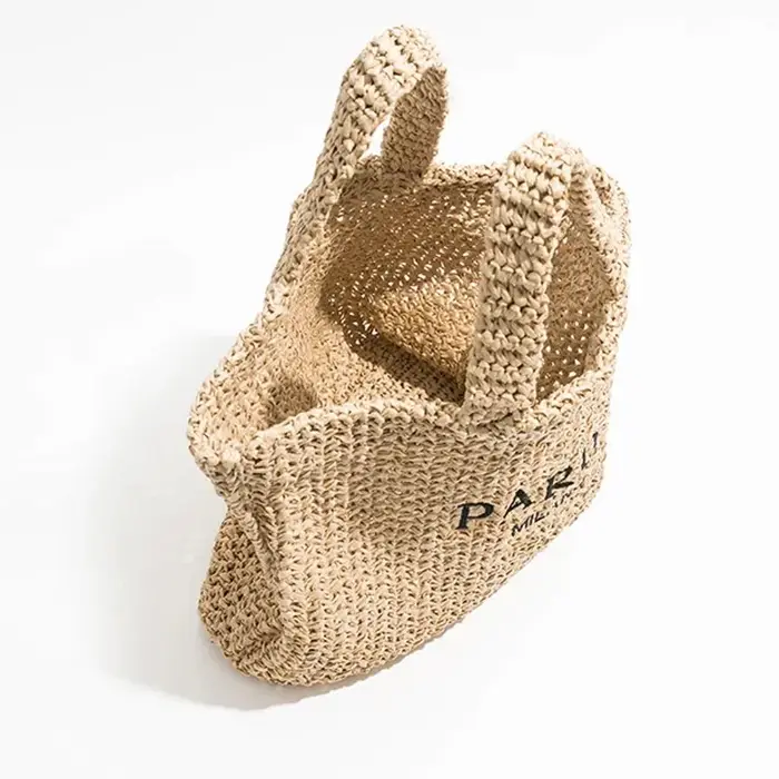Sac à main en raphia pour femmes