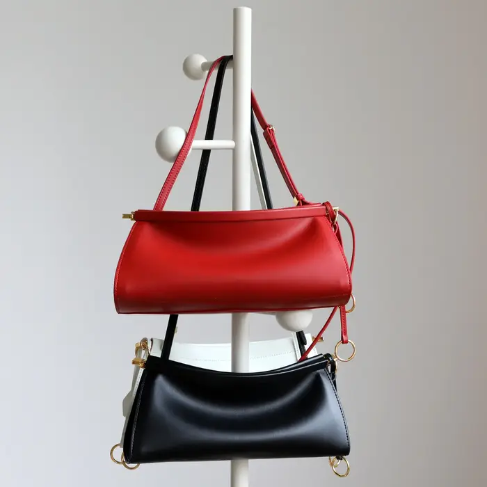 Sacs pour femmes Sac sous le bras en cuir véritable Nouveau sac à main Design compact Haut de gamme Clip