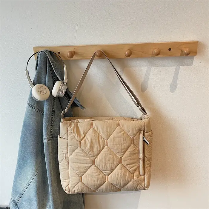 2025 nouveau sac à main d'hiver mode espace coton sacs à main femmes grande capacité sac fourre-tout