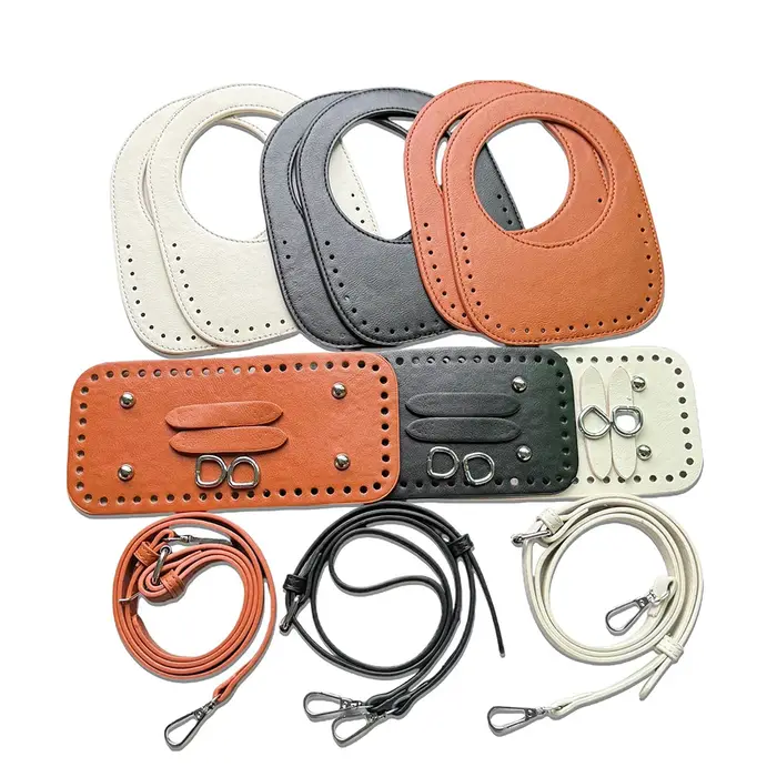 Sac de plage accessoires faits à la main sac à dos créatif bricolage portefeuille matériau Pu poignée bandoulière