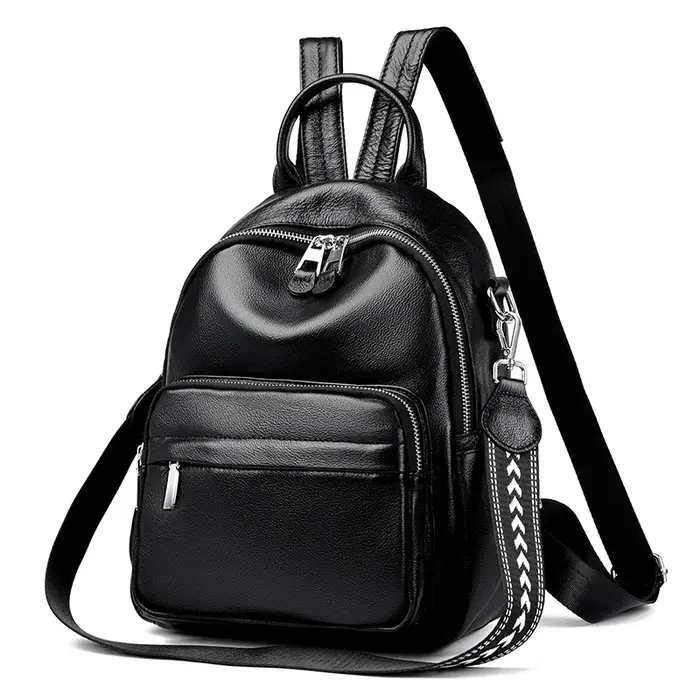 Sacs à dos de luxe en cuir véritable pour femmes