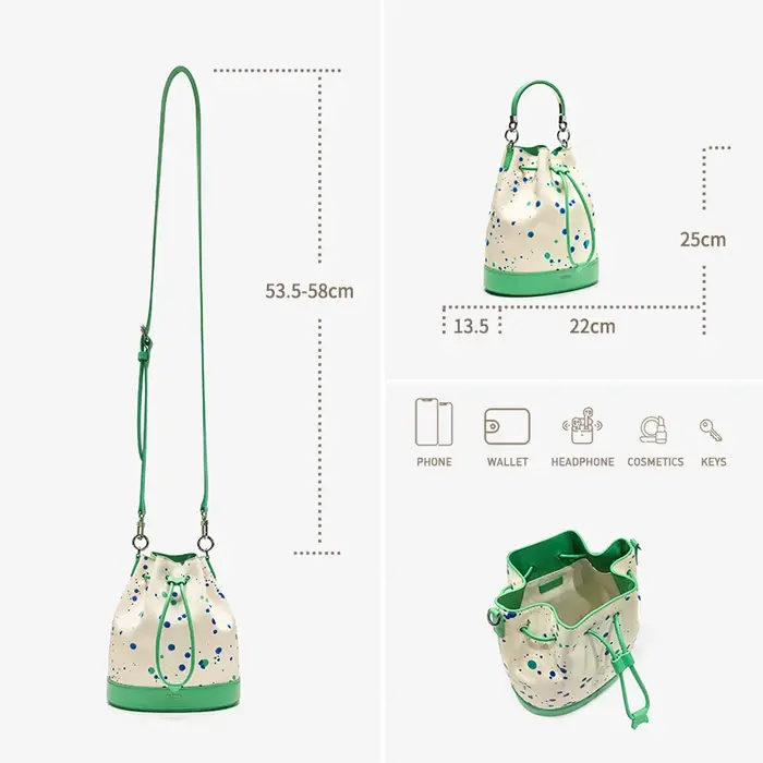 BAFELLI 2025 nouveau sac à main pour femmes marque de luxe printemps soldat design Style chaîne en cuir seau sacs