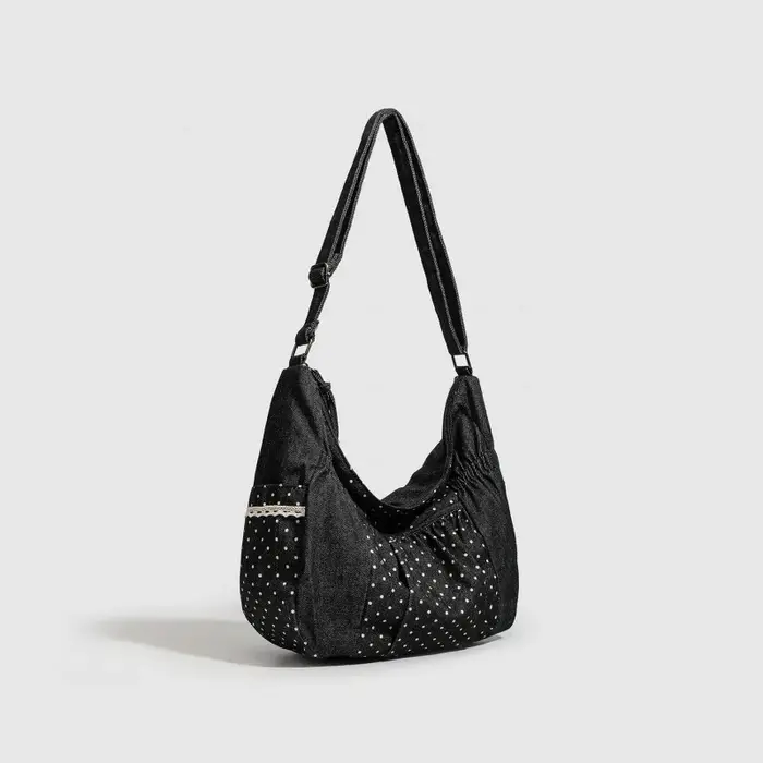 Sac fourre-tout en toile décontracté de grande capacité