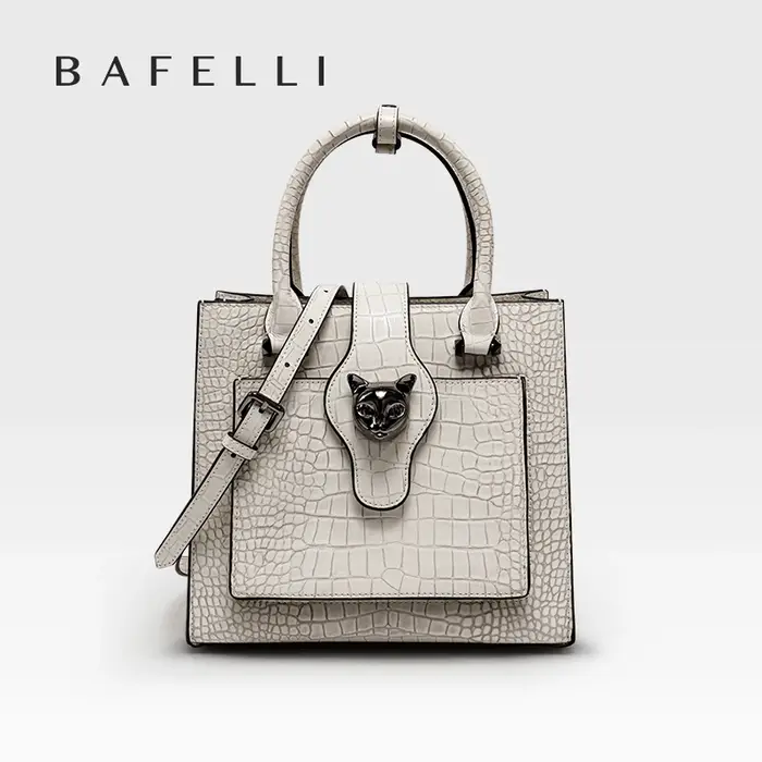 Sacoche en cuir véritable pour femme