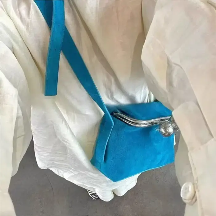 JIAERDI coréen rétro bleu ciel sac à bandoulière femmes petite capacité Mini sacs