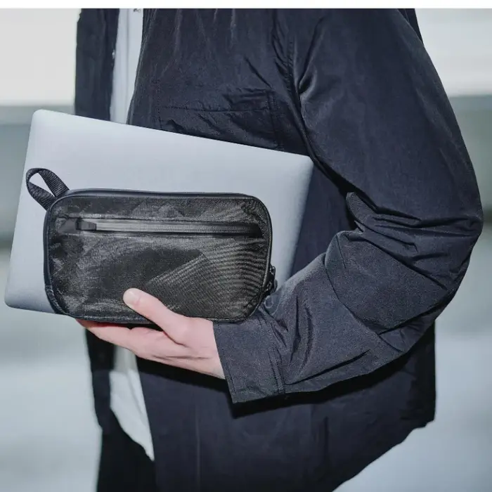 Pochette fine 2 X-Pac, sac à main portable imperméable et résistant à l'usure, sac de rangement pour