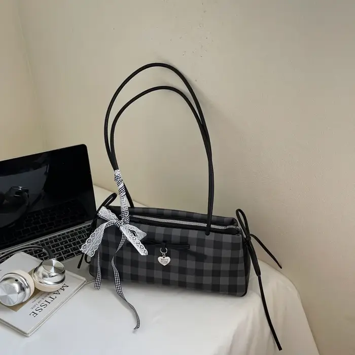 Sac carré exquis de haute qualité, nouveau sac à main élégant avec ruban à nœud, sacs à bandoulière 