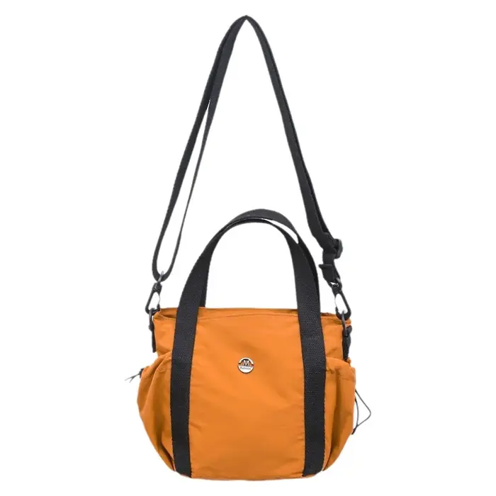 Sac seau en nylon couleur unie pour femme