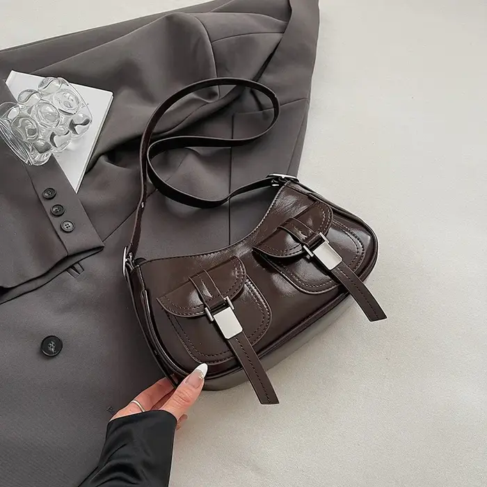 Sacs à bandoulière en cuir PU pour femmes