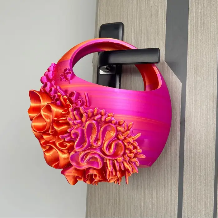 Sac à main imprimé en 3D pour femmes, sac de fête demi-lune créatif en haute mer, sac de Vase pour f