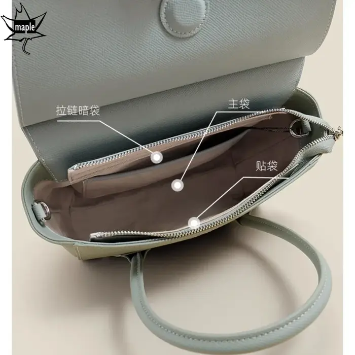 Sac à Main de Luxe en Cuir de Vache Dur pour Femme