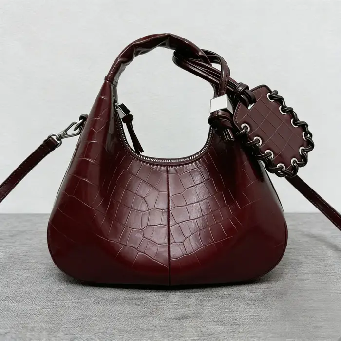Sac à bandoulière Y2K tendance style punk rock parisien pour femme, sacoche gothique vintage en cuir