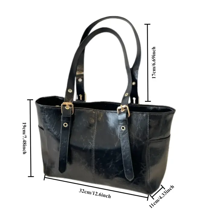 Mode rétro femmes sacs à bandoulière en cuir PU tendance haut de gamme dame sac fourre-tout grande capacité femme sac