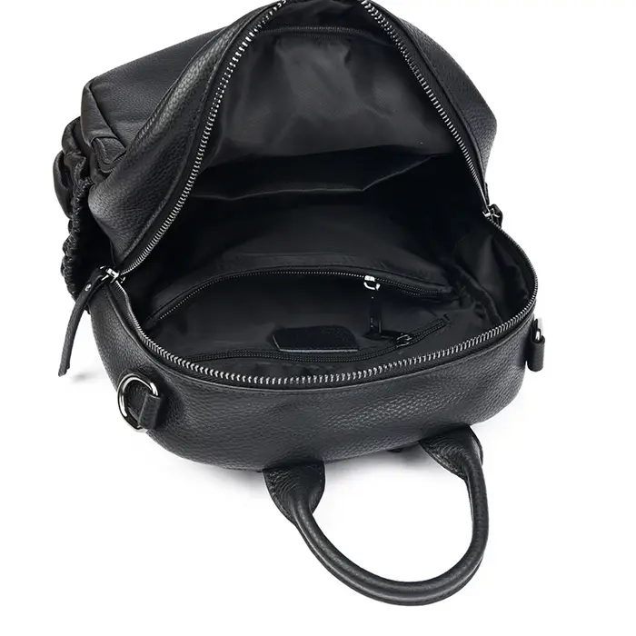 Sac à dos pour femme en cuir véritable